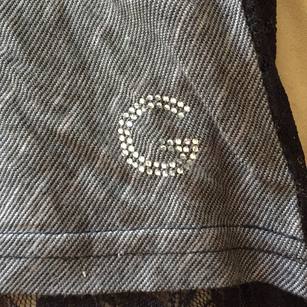 G by Guess see through lace back top - Picture 3 of 5